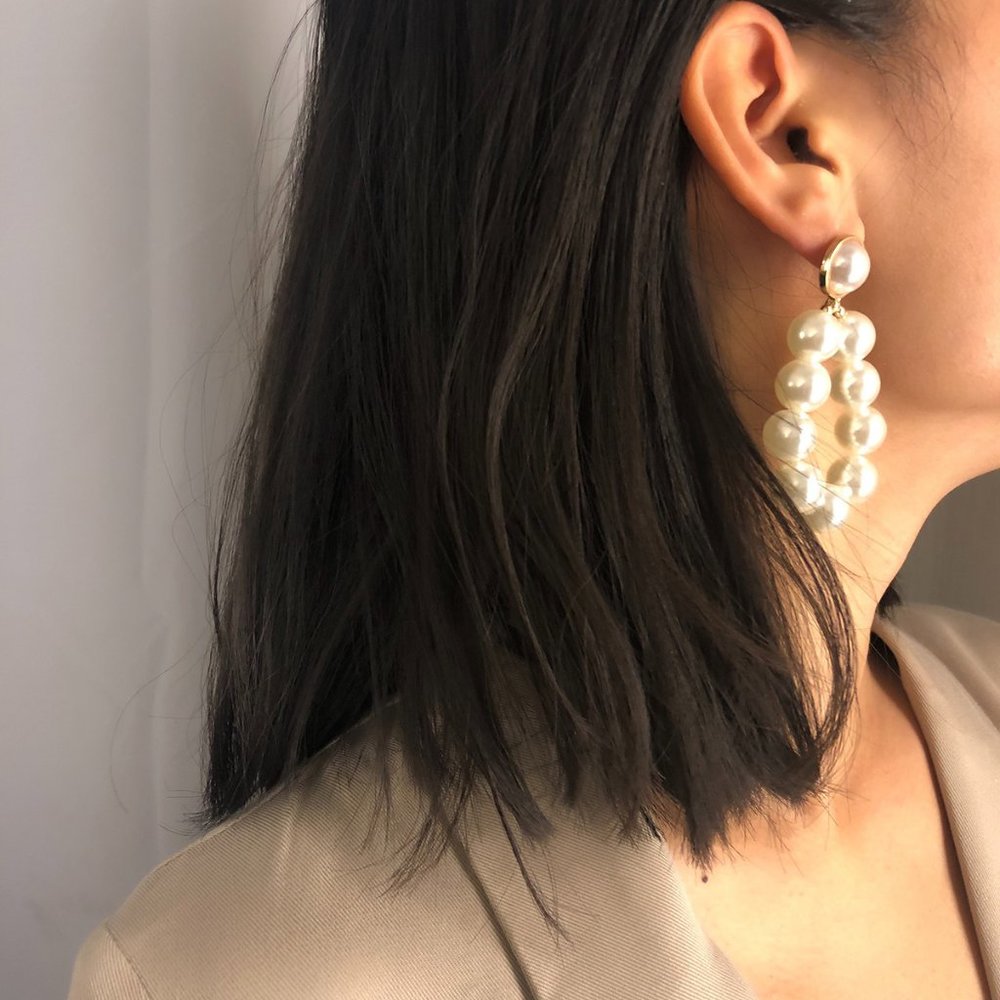 ❤️‍🔥𝕤𝕒𝕝𝕖❤️‍🔥 pearls earrings - Picture 7 of 10